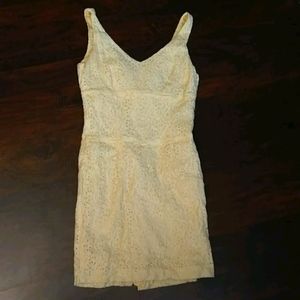 2/$3 Yellow lace mini dress. Size 6